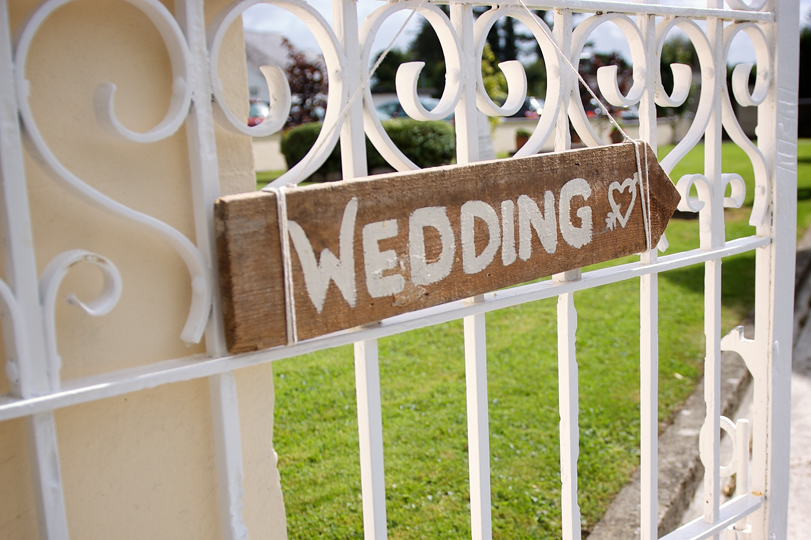 wedding sign